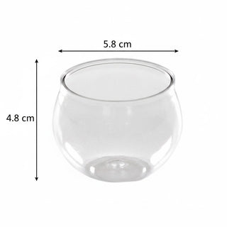 Verrine Boule Cristal 8 cl - Ø5,8 x H4,2 cm - Mise en Bouche Traiteur - Carton 300