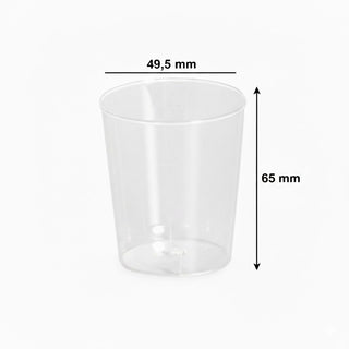 Verrine ronde 7 cl Ø 49.5 mm H 65 mm - Mise en Bouche Traiteur - Carton 2025
