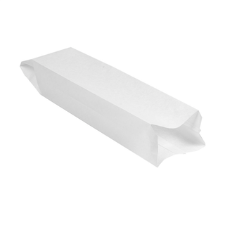 Sachets pour réchauffer paninis/sandwichs 'GRILL&GO' 9+5,5x35cm blanc cellulose - vendu par 500 (PU 0,034€)