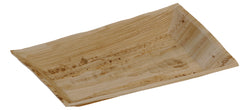 Assiette palmier rectangle cuadra 16x25 cm ref 3394 - carton de 25