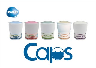 GREASE OUT CAPS VERT- Dégraissant alimentaire - Cartouche de 4 caps
