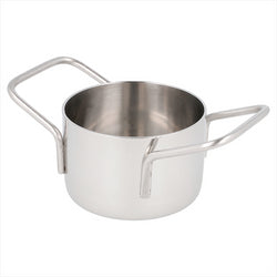 MINI SAUTOIRS Ø 8x4,5 CM ARGENTE INOX - vendu par 6 unités