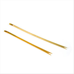 Piques double pointe 15 (h) cm naturel bois bambou - vendu par 200 (PU 0,014€)