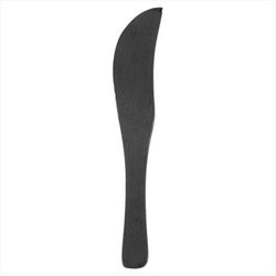 Mini couteaux 9 cm noir bois bambou - carton de 50 unités