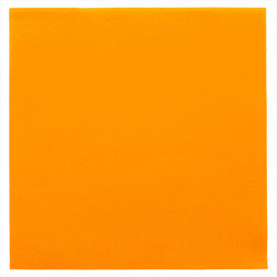 Serviettes 55g/m² 40x40cm mandarine airlaid style Tissu (Like Linen) - carton de 700