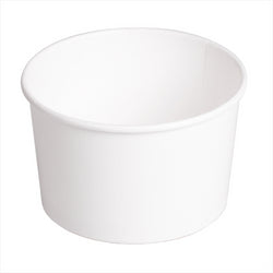 POTS SALADIER 480 ML 300 + 18 PE G/m? ?11,1x7 CM BLANC CARTON