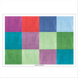 Sets de table offset 'fabric' 70 g/m² 31x43 cm quadrichromie papier - vendu par 2000 (PU 0,049€)