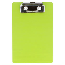 BASES RIGIDES AVEC CLIP POUR BLOCS COMMANDES 12x18 CM KIWI PLASTIQUE PP - vendu par 12 unités (Prix unitaire = 1,75 euros)