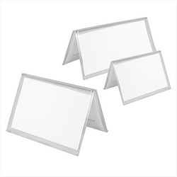 TRIANGLES DE TABLE 9x5,5 CM TRANSPARENT PLASTIQUE PS - vendu par 200 unités (Prix unitaire = 0,65 euros)