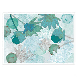 Sets de table offset 'lotus' 70 g/m² 31x43 cm quadrichromie papier - vendu par 2000 (PU 0,049€)