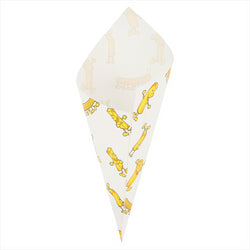 SACHETS EN POINTE 'CHIPLASTIQUE PS' 70 G 70 G/M2 20x14 CM BLANC INGRAISSABLE - vendu par 2000 unités (Prix unitaire = 0,029 euros)