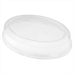 COUVERCLES POUR RÉFÉRENCE 224.25 COMPOSTABLE ET BIODEGRADABLE 32,4x25,9x5 CM TRANSPARENT PET