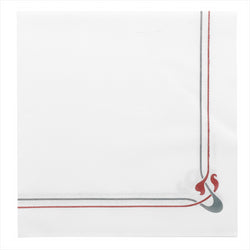 Serviettes 'maxim' 45g/m² 40x40cm blanc airlaid style Tissu (Like Linen) - carton de 700