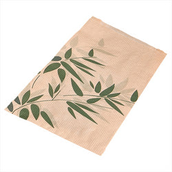 SACS 'FEEL GREEN' 3 KG 32 G/M2 26+8x35 CM NATUREL KRAFT - vendu par 250 unités (Prix unitaire = 0,039 euros)