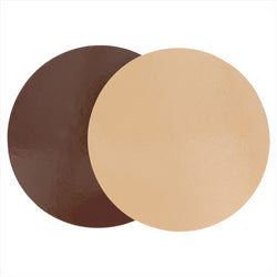 Cartons pâtisserie deux faces 1100g/m² ø 26cm chocolat/praliné carton - vendu par 100 (PU 0,25€)