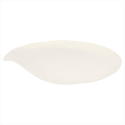 Assiettes maru l compostable et biodegradable ø 23x3,4 cm blanc canne à sucre - carton de 100