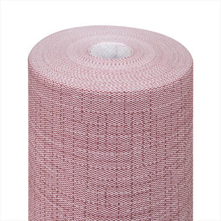 Tête-à-tête pré. 120cm (20 feu.) 'dry cotton' 55 g/m² 40x240 cm bordeaux airlaid style tissu - vendu par 6 (PU 7€)