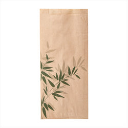 SACS SANDWICHS 'FEEL GREEN' 34 G/M2 12+4x26 CM NATUREL INGRAISSABLE - vendu par 500 unités (Prix unitaire = 0,025 euros)