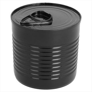 BOÎTES DE CONSERVE 220 ML Ø 7,4x7 CM NOIR PLASTIQUE PS - vendu par 100 unités