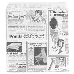 Sachet ouvert sur 2 côtés 'times' 13x14cm blanc ingraissable - vendu par 1000 (PU 0,013€)