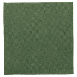 Serviettes ecolabel 'Ouate gaufrée (Double point)' 18g/m² 33x33cm vert jaguar ouate - carton de 1200