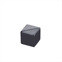 CUBES DE TABLE 2,9 CM NOIR ACRYLIQUE - vendu par 1 unités (Prix unitaire = 2,4 euros)