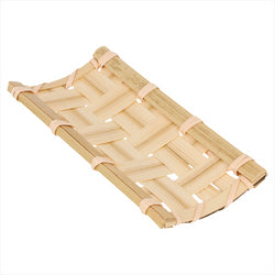 24 MINI TUILES 10,5x5 CM NATUREL BOIS BAMBOU - vendu par 1 unités (Prix unitaire = 20,8 euros)