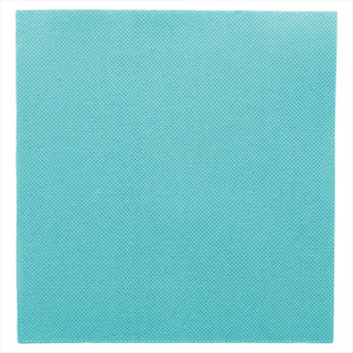Serviettes ecolabel 'double point' 18g/m² 33x33cm bleu turquoise ouate - vendu par 1200 (PU 0,031€)
