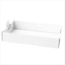BOITE TRAITEUR TRANSPORT 62x43,5x9,5 CM BLANC CARTON - vendu par 50 unités (Prix unitaire = 1,41 euros)
