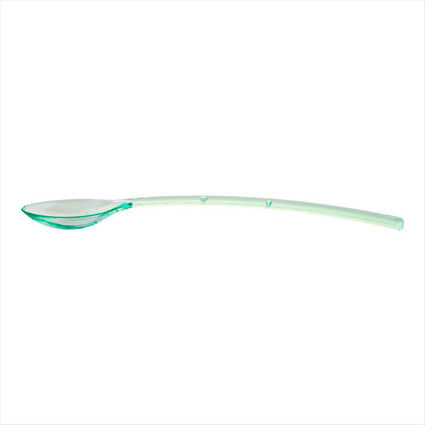 MINI CUILLÈRES TAPAS 10,5 CM VERT D'EAU PLASTIQUE PS - vendu par 4000 unités