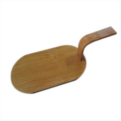 MINI  PELLES POUR SNACKS 8x5 CM NATUREL BOIS BAMBOU - vendu par 100 unités (Prix unitaire = 0,54 euros)