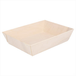 PLATEAU REPAS 18x13x4 CM NATUREL BOIS