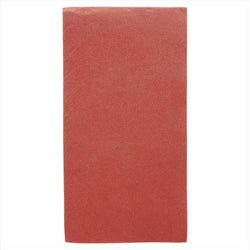 Serviettes ecolabel pliage 1/8 'Ouate gaufrée (Double point)' 18g/m² 40x40cm bordeaux ouate - carton de 1200