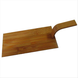 MINI  PELLES POUR SNACKS 10x5 CM NATUREL BOIS BAMBOU - vendu par 100 unités (Prix unitaire = 0,6 euros)