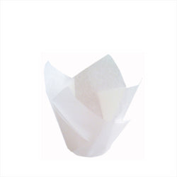 MUFFIN CUP 'TULIP' 50 G/M2 11x11 CM BLANC INGRAISSABLE - vendu par 1000 unités (Prix unitaire = 0,018 euros)