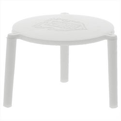 PETITES TABLES PIZZA Ø 4,5x3 CM BLANC  PP - vendu par 2000 unités (Prix unitaire = 0,025 euros)