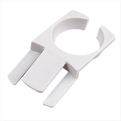 Porte-verres pour fixer à l'assiette 7,5x4,2 cm blanc plastique - carton de 200 unités