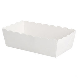 DELI-BARQUETTES 9x5x3,2 CM BLANC CARTON - vendu par 4000 unités (Prix unitaire = 0,07 euros)