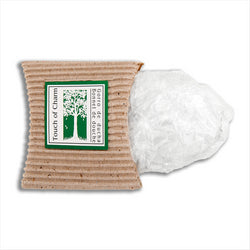 Bonnets douche, étui recyclé 8x7,5x2,5cm transparent plastique - vendu par 100 (PU 0,295€)