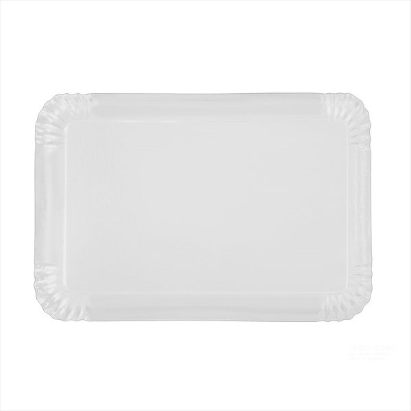 Plateaux pâtisserie - moyens 42x28cm blanc carton - vendu par 100 (PU 0,43€)