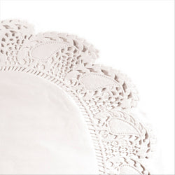DENTELLES RONDES INGRAISSABLES 40 G/M2 Ø 27 CM BLANC INGRAISSABLE - vendu par 250 unités (Prix unitaire = 0,042 euros)