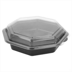 Récipients 680 ml 19x19x5 cm noir plastique ps - vendu par 300 unités (prix unitaire = 0,45 euros)
