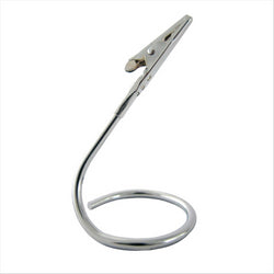 SOCLE "ALLIGATOR" 10,2 (h) CM ARGENTE INOX - vendu par 12 unités (Prix unitaire = 2,2 euros)