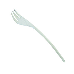 MINI FOURCHETTES 10 CM TRANSPARENT PLASTIQUE PS - vendu par 4000 unités