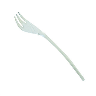 MINI FOURCHETTES 10 CM TRANSPARENT PLASTIQUE PS - vendu par 4000 unités