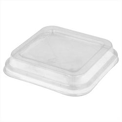Couvercles pour réf. 212.84 compostable et biodegradable transparent  pet - vendu par 1000 (pu 0,09€)