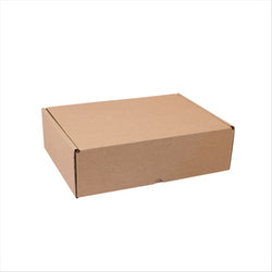 BOÎTE POSTALE 25x15x10 CM NATUREL CARTON - vendu par 50 unités (Prix unitaire = 1,25 euros)