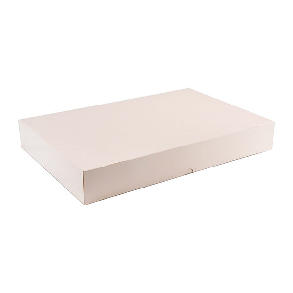 BOÎTES TRAITEUR 29x43 CM BLANC CARTON - vendu par 25 unités