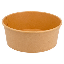 POTS SALADIER 750 ML 320 + 18 PE G/m? ? 15/12,8x6 CM NATUREL KRAFT 