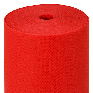 Nappe 'spunbond' 60 g/m² 120x500 cm rouge plastique PP - vendu à l'unité